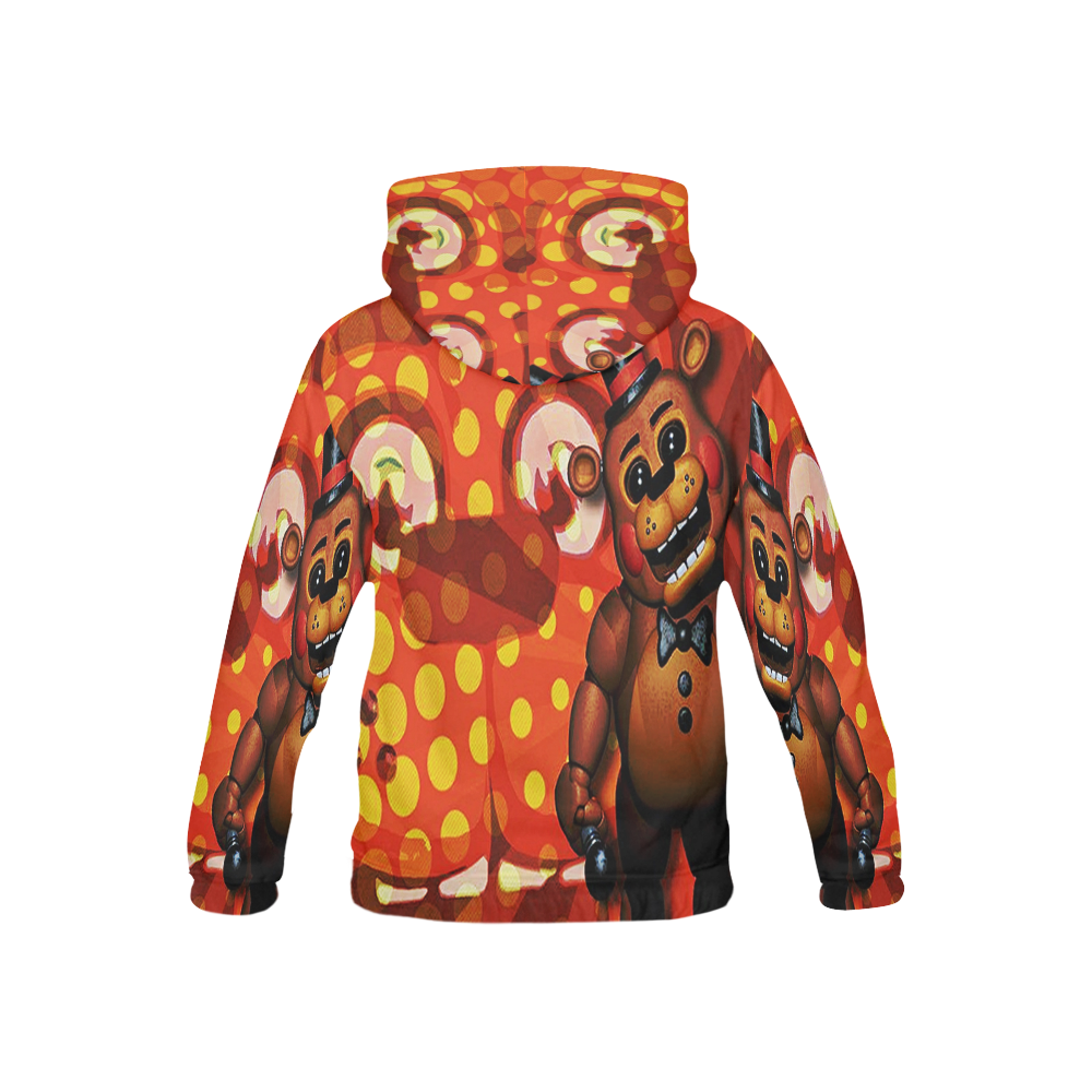 Animatronic freddy All Over Print Hoodie for Kid (USA Size) (Model H13)
