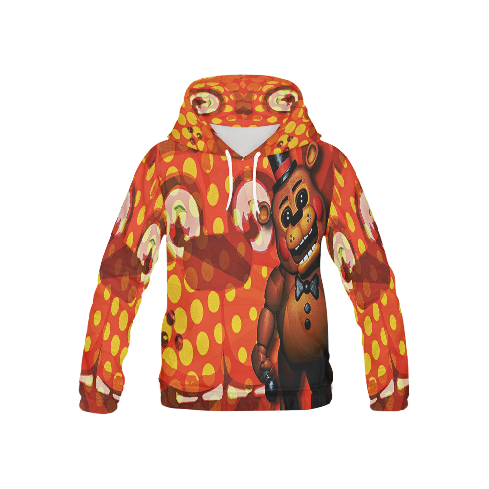 Animatronic freddy All Over Print Hoodie for Kid (USA Size) (Model H13)