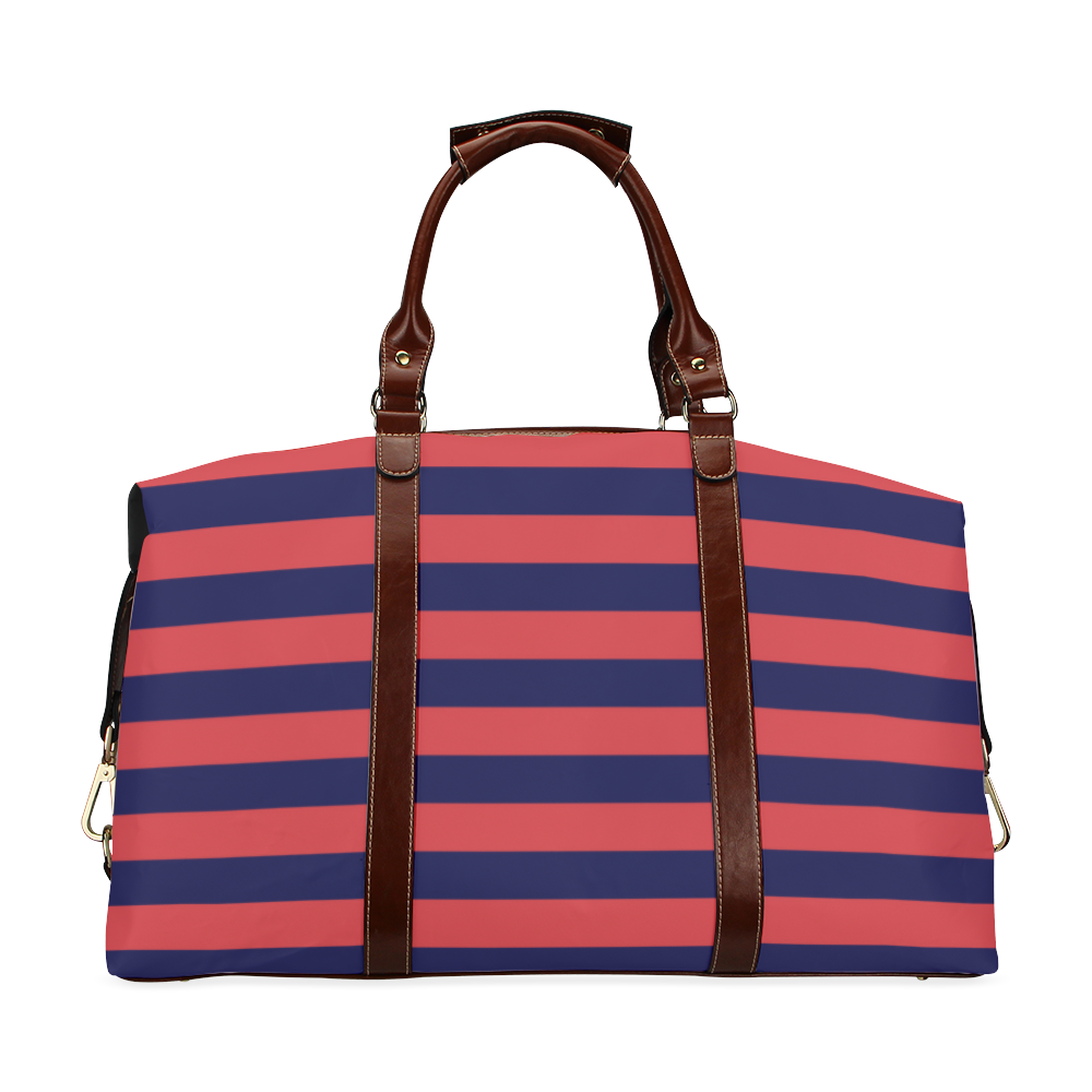 Stripes Classic Travel Bag (Model 1643) Remake
