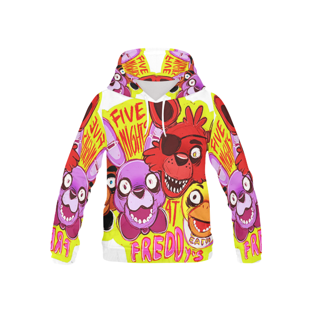 FNAF All Over Print Hoodie for Kid (USA Size) (Model H13)
