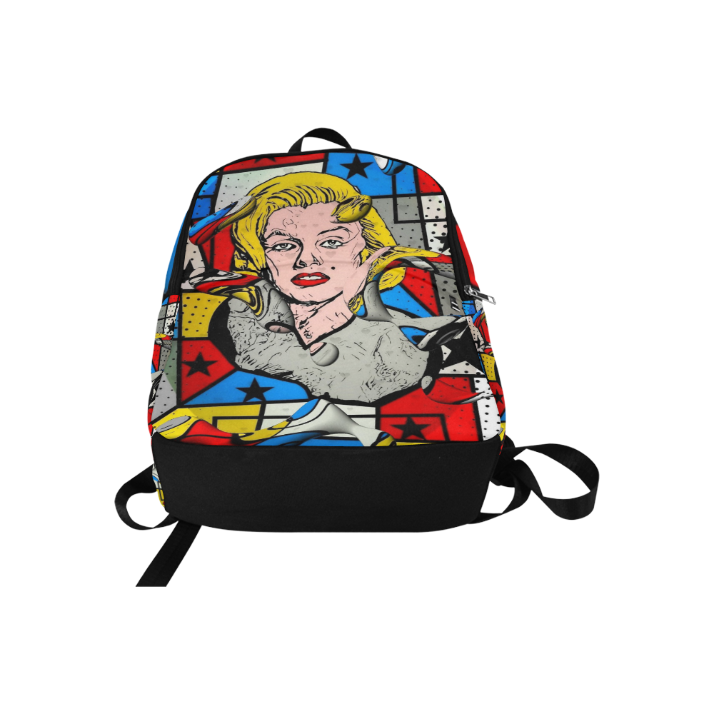 Marylin Popart by Nico Bielow Fabric Backpack for Adult (Model 1659)