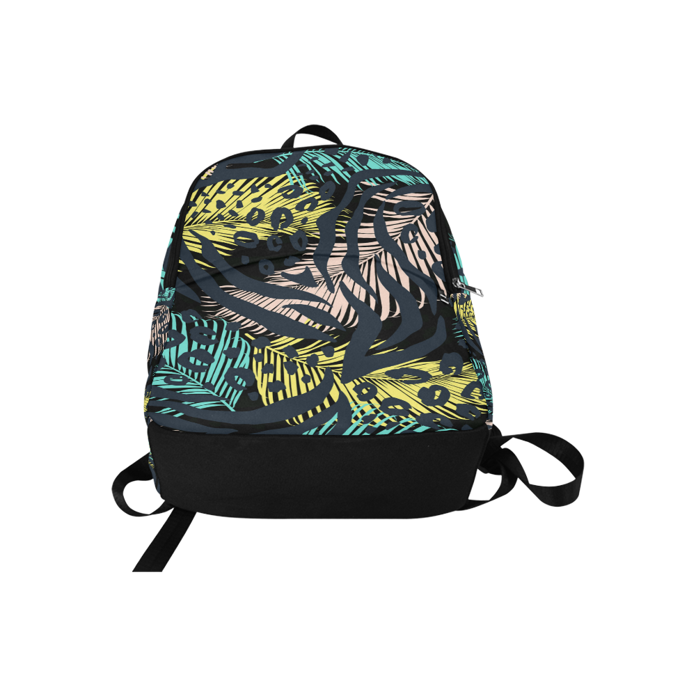 Abstract geometric animal pattern Fabric Backpack for Adult (Model 1659)