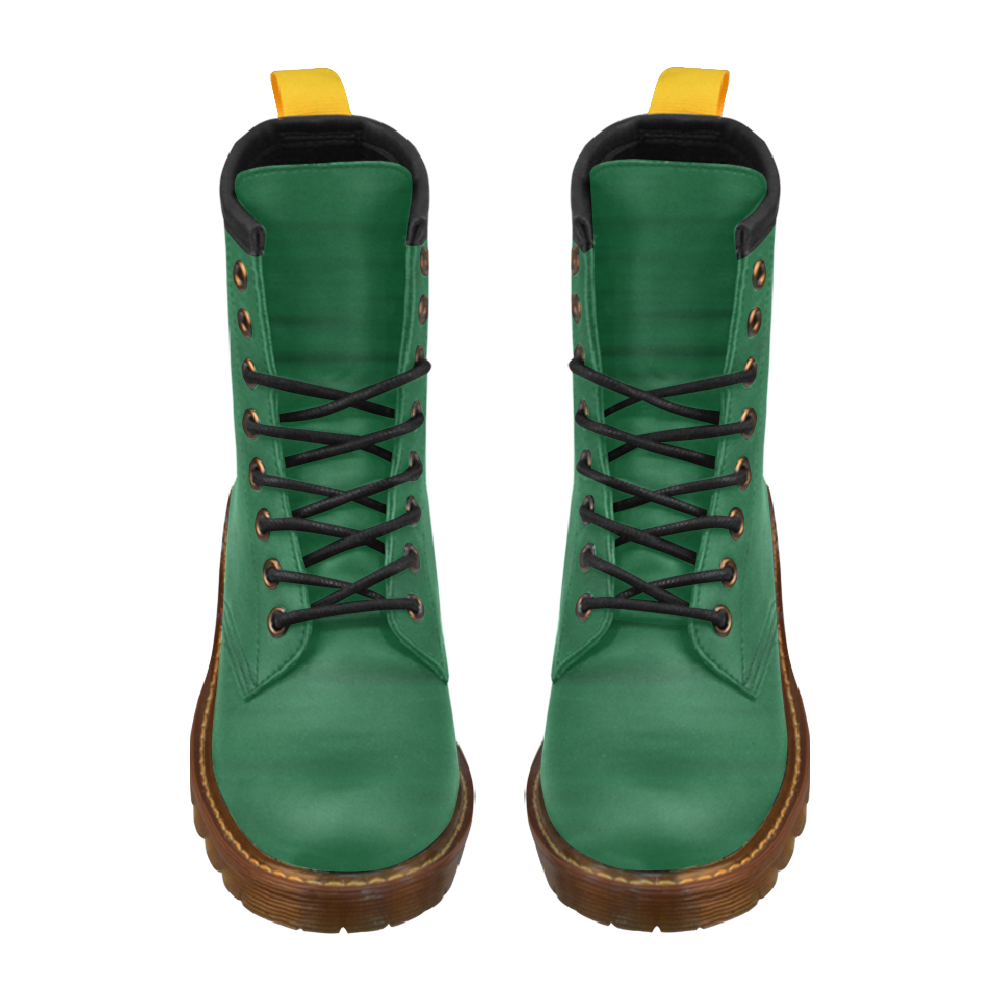Green Water High Grade PU Leather Martin Boots For Women Model 402H