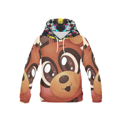 Freddy and friends All Over Print Hoodie for Kid (USA Size) (Model H13)