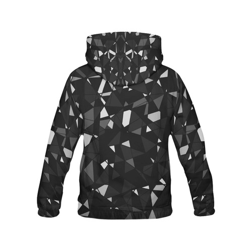 Black All Over Print Hoodie for Men (USA Size) (Model H13)