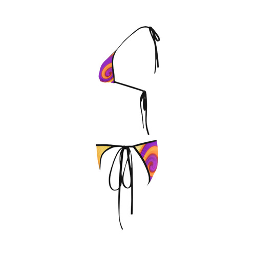 Abstract splash Custom Bikini Swimsuit