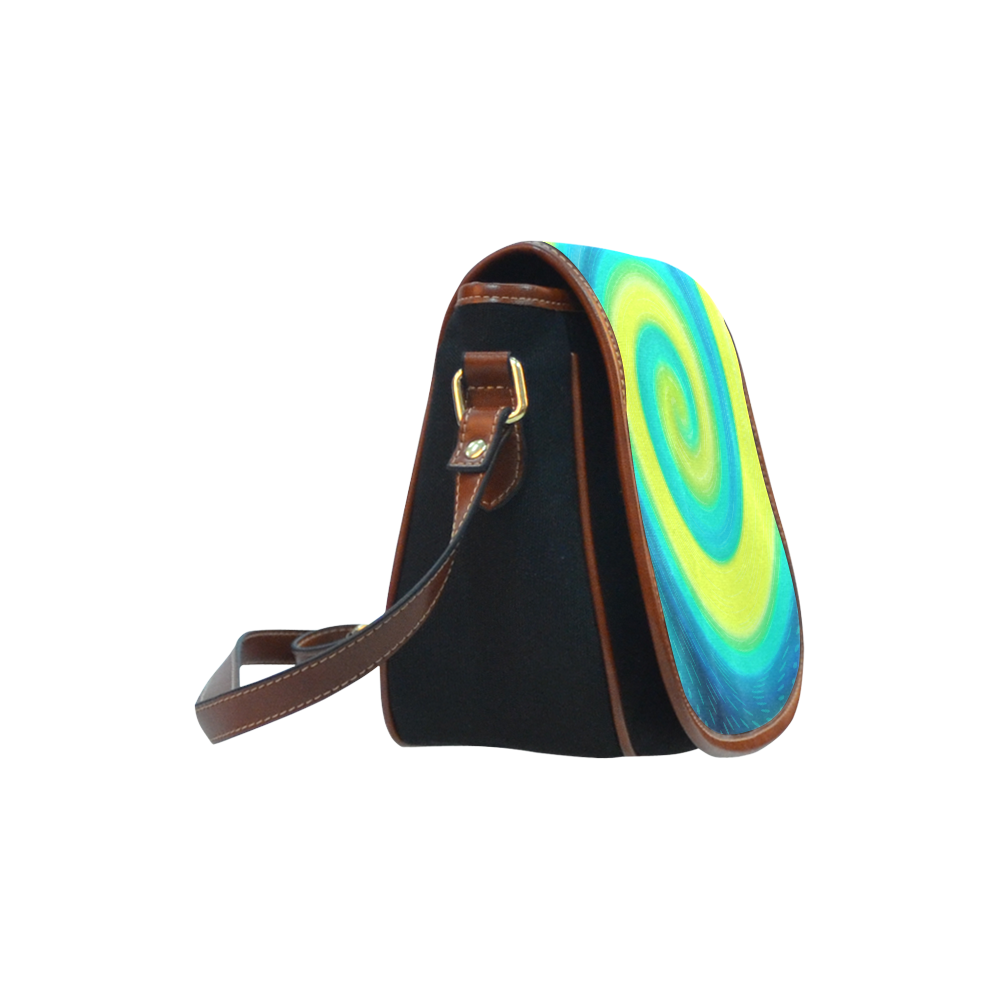 Dizziness Saddle Bag/Small (Model 1649)(Flap Customization)
