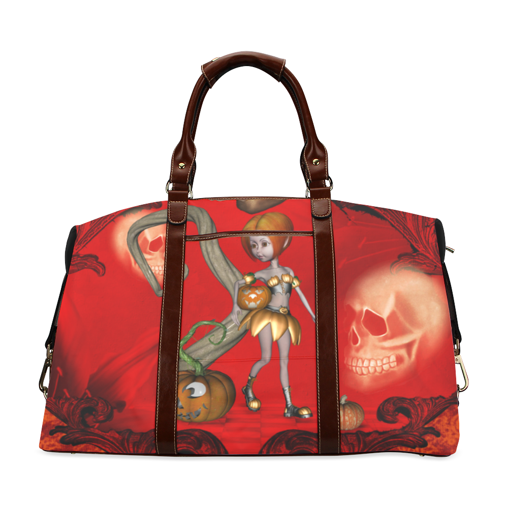 Halloween, pumpkin Classic Travel Bag (Model 1643) Remake
