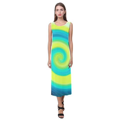 Dizziness Phaedra Sleeveless Open Fork Long Dress (Model D08)