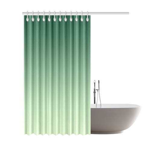 Green Ombre Shower Curtain 72"x84"