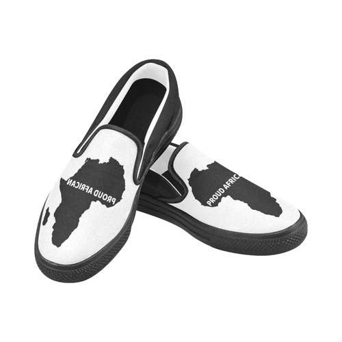 Proud African Men's Slip-on Canvas Shoes (Model 019)