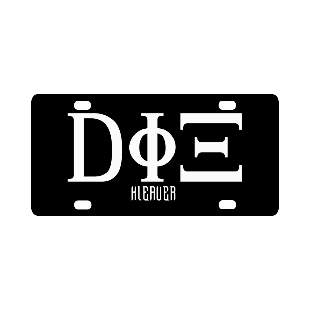 DIE Liscense Plate Classic License Plate