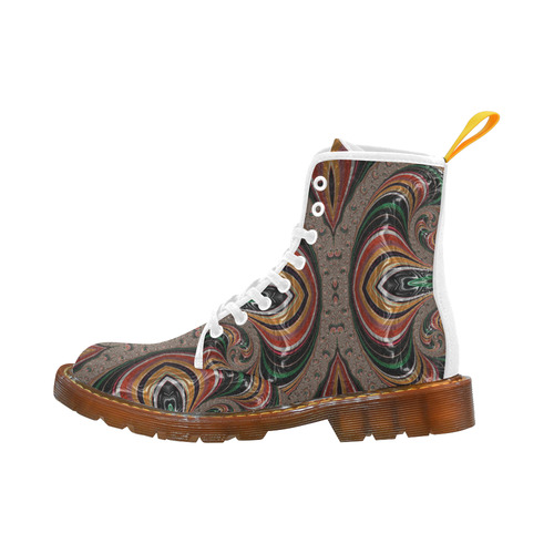 Court Jesters at Play Fractal Abstract Martin Boots For Men Model 1203H