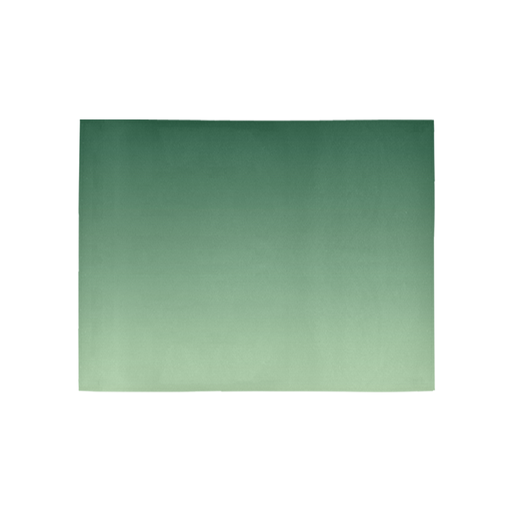 Green Ombre Area Rug 5'3''x4'