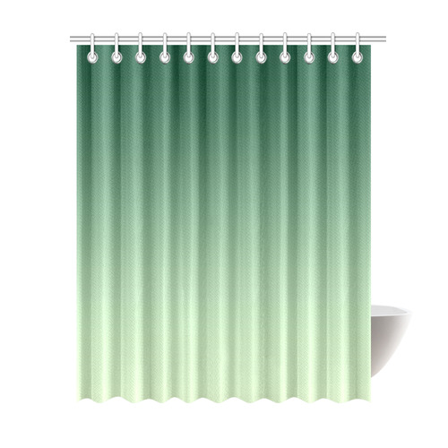 Green Ombre Shower Curtain 69"x84"