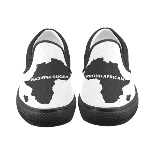 Proud African Men's Slip-on Canvas Shoes (Model 019)
