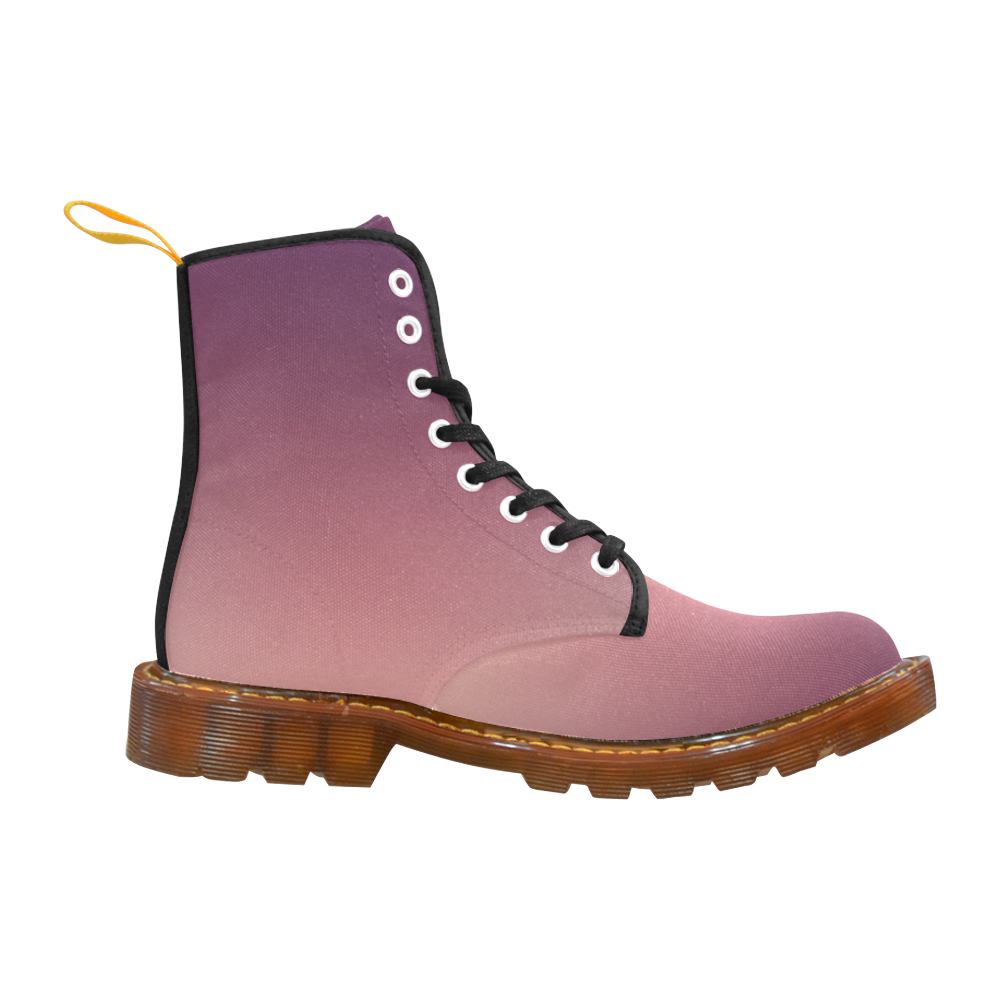 Burgundy pink Ombre Martin Boots For Women Model 1203H
