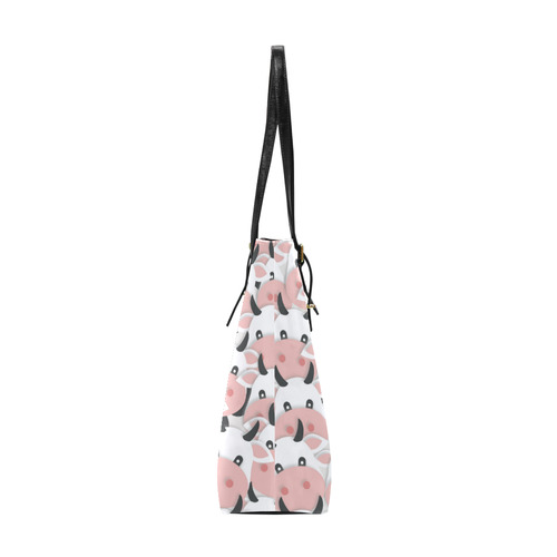 Herd of Cartoon Cows Euramerican Tote Bag/Small (Model 1655)