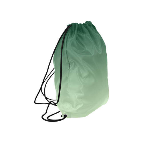 Green Ombre Large Drawstring Bag Model 1604 (Twin Sides)  16.5"(W) * 19.3"(H)