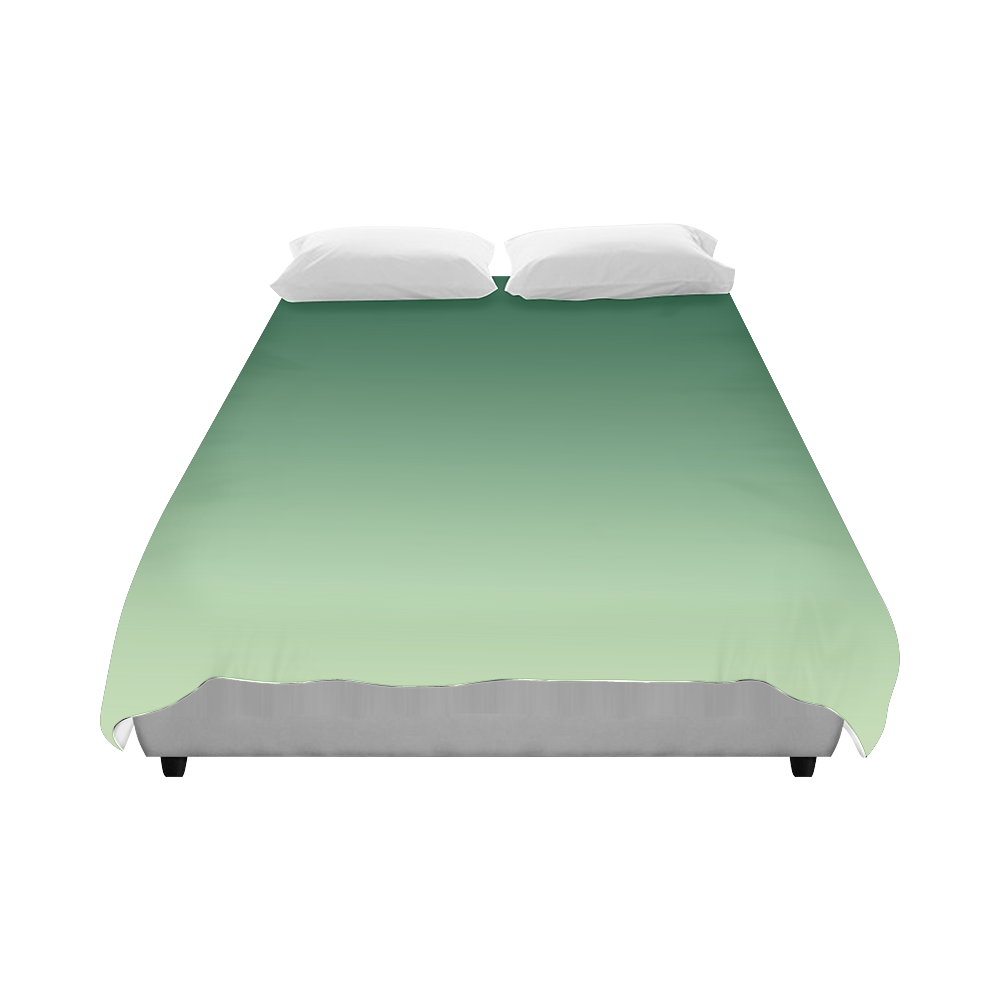 Green Ombre Duvet Cover 86"x70" ( All-over-print)
