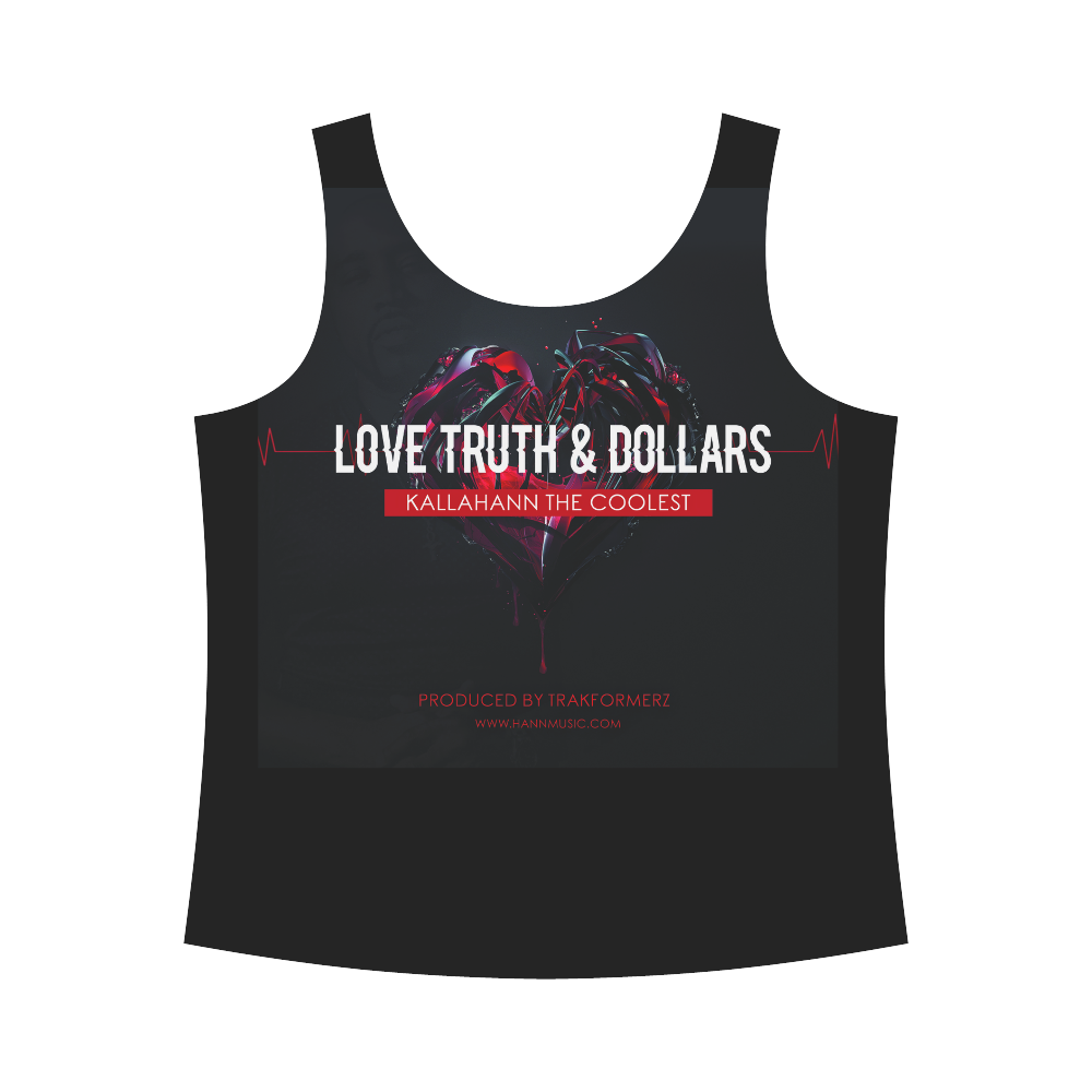 ladies love truth and dollars tank All Over Print Tank Top for Women (Model T43)