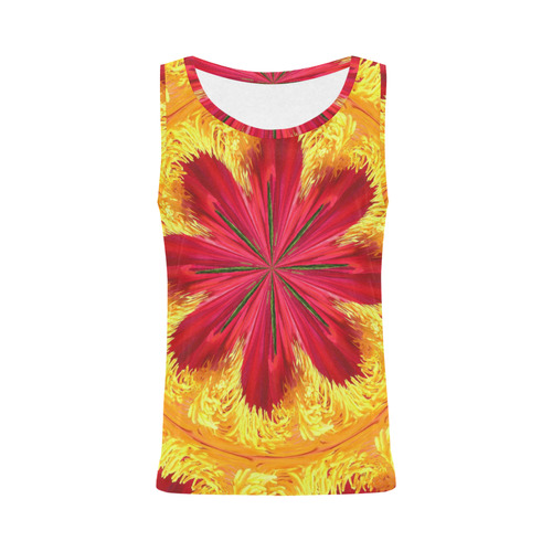 The Ring of Fire All Over Print Tank Top for Women (Model T43)