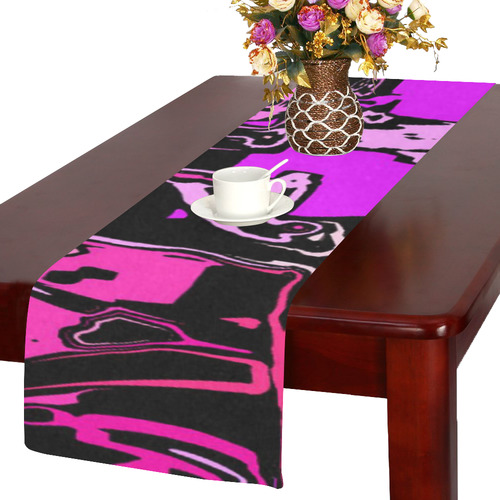 modern abstract 47B by JamColors Table Runner 14x72 inch