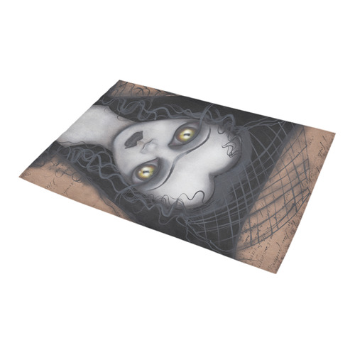 Dark Lily Azalea Doormat 24" x 16" (Sponge Material)
