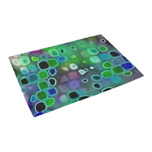 psychedelic lights 1 by JamColors Azalea Doormat 24" x 16" (Sponge Material)