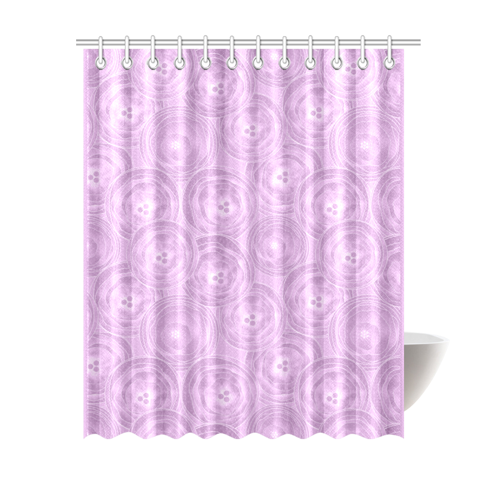 Purple anemones Shower Curtain 69"x84"