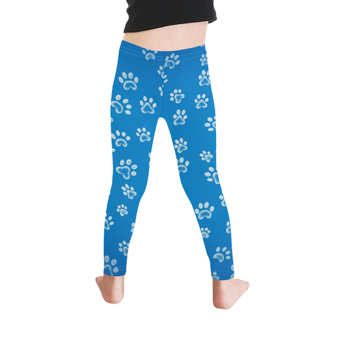 dog-paws Kid's Ankle Length Leggings (Model L06)