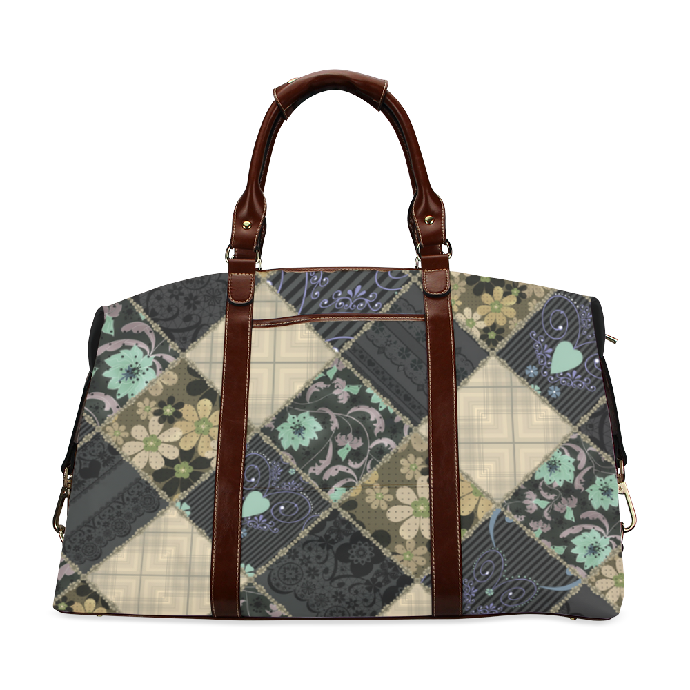 Ethnic patchwork 1 Classic Travel Bag (Model 1643) Remake