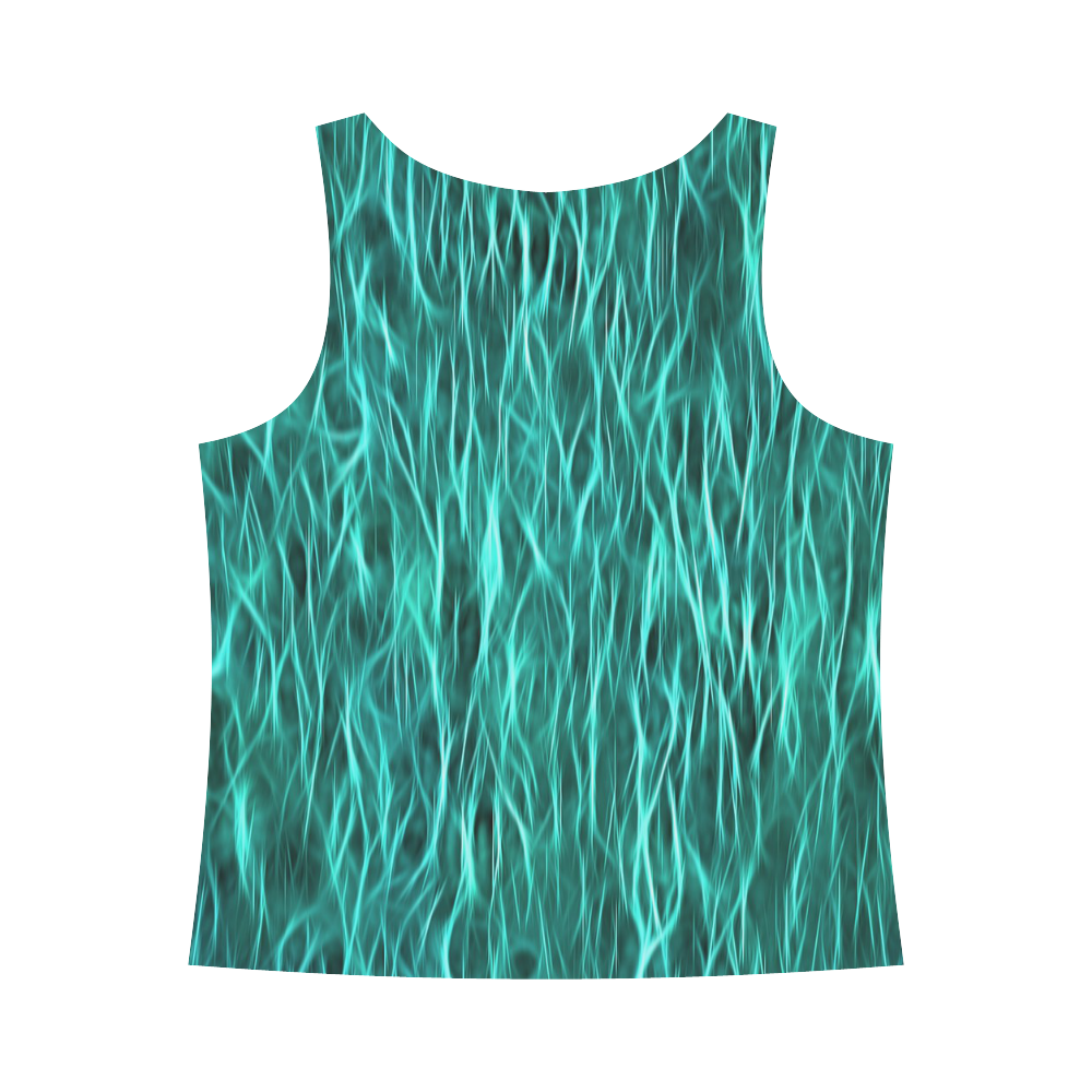 Water of Neon All Over Print Tank Top for Women (Model T43)