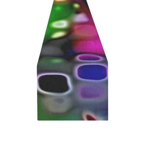 psychedelic lights 2 by JamColors Table Runner 14x72 inch