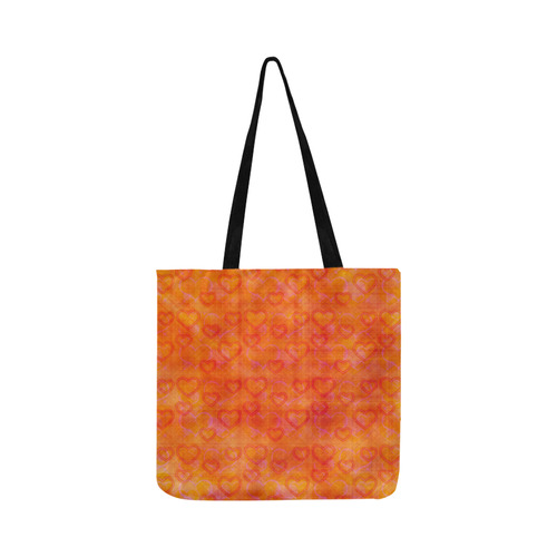 hearts&plaid Reusable Shopping Bag Model 1660 (Two sides)