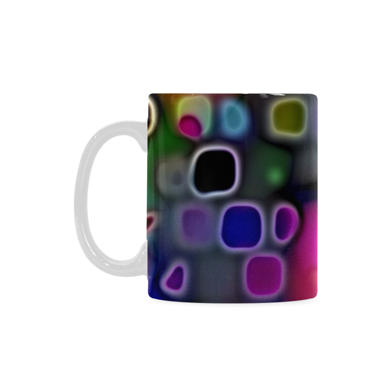 psychedelic lights 2 by JamColors White Mug(11OZ)