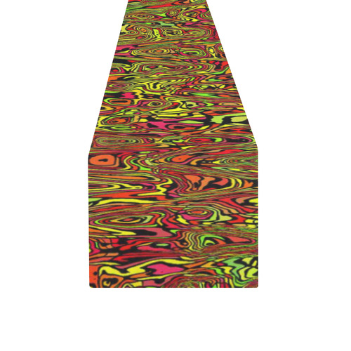 modern abstract 45C by JamColors Table Runner 14x72 inch