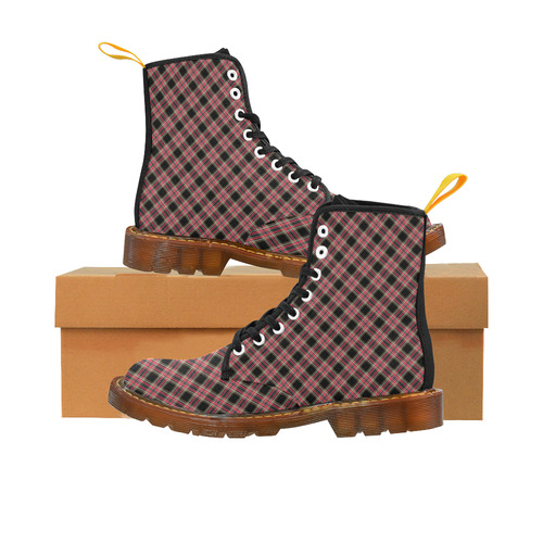 Plaid Martin Boots For Women Model 1203H
