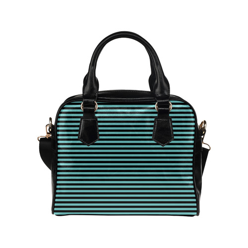 Striped pattern 1 Shoulder Handbag (Model 1634)