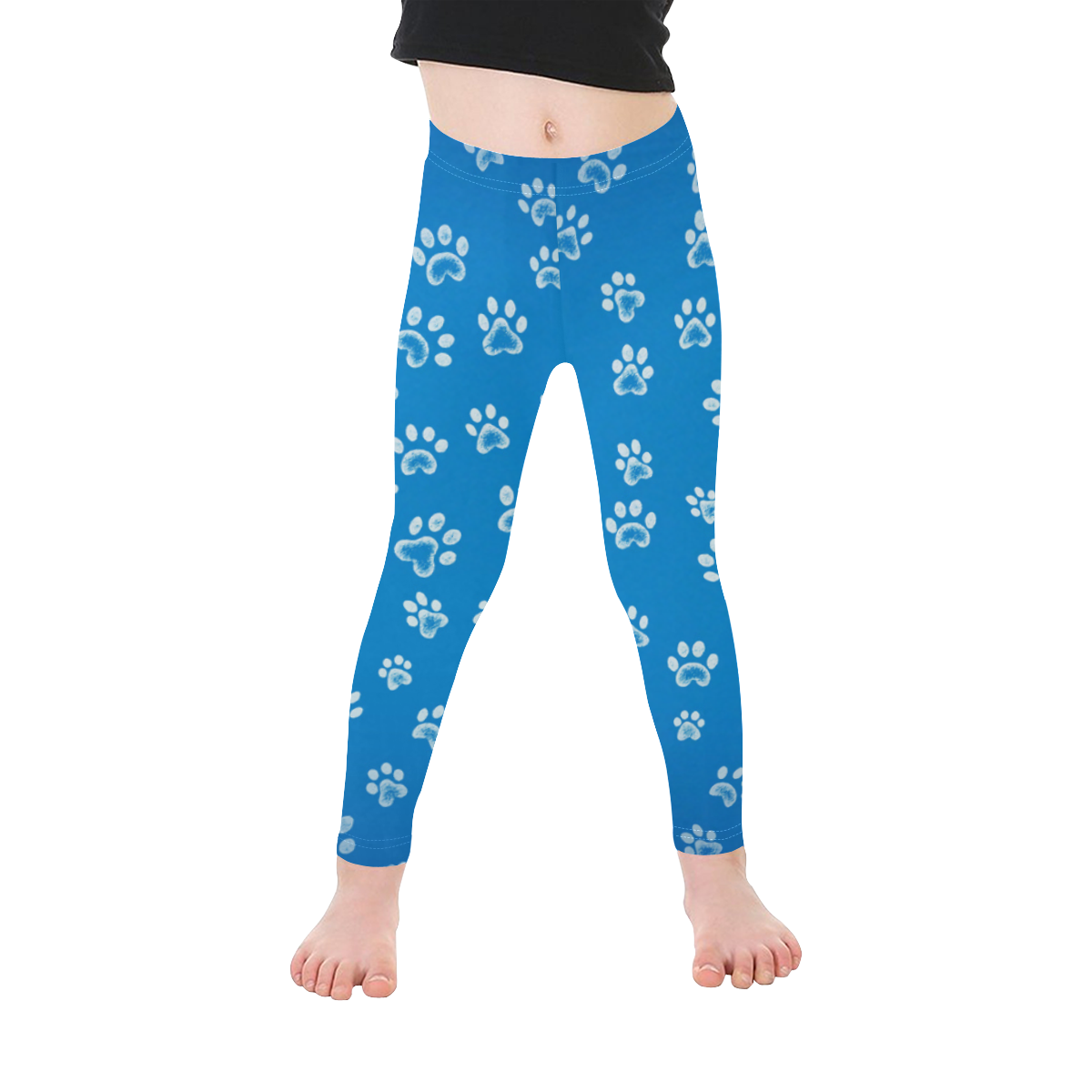 dog-paws Kid's Ankle Length Leggings (Model L06)