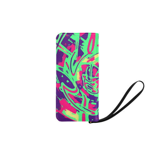 Blacklight Graffiti Women's Clutch Purse (Model 1637)