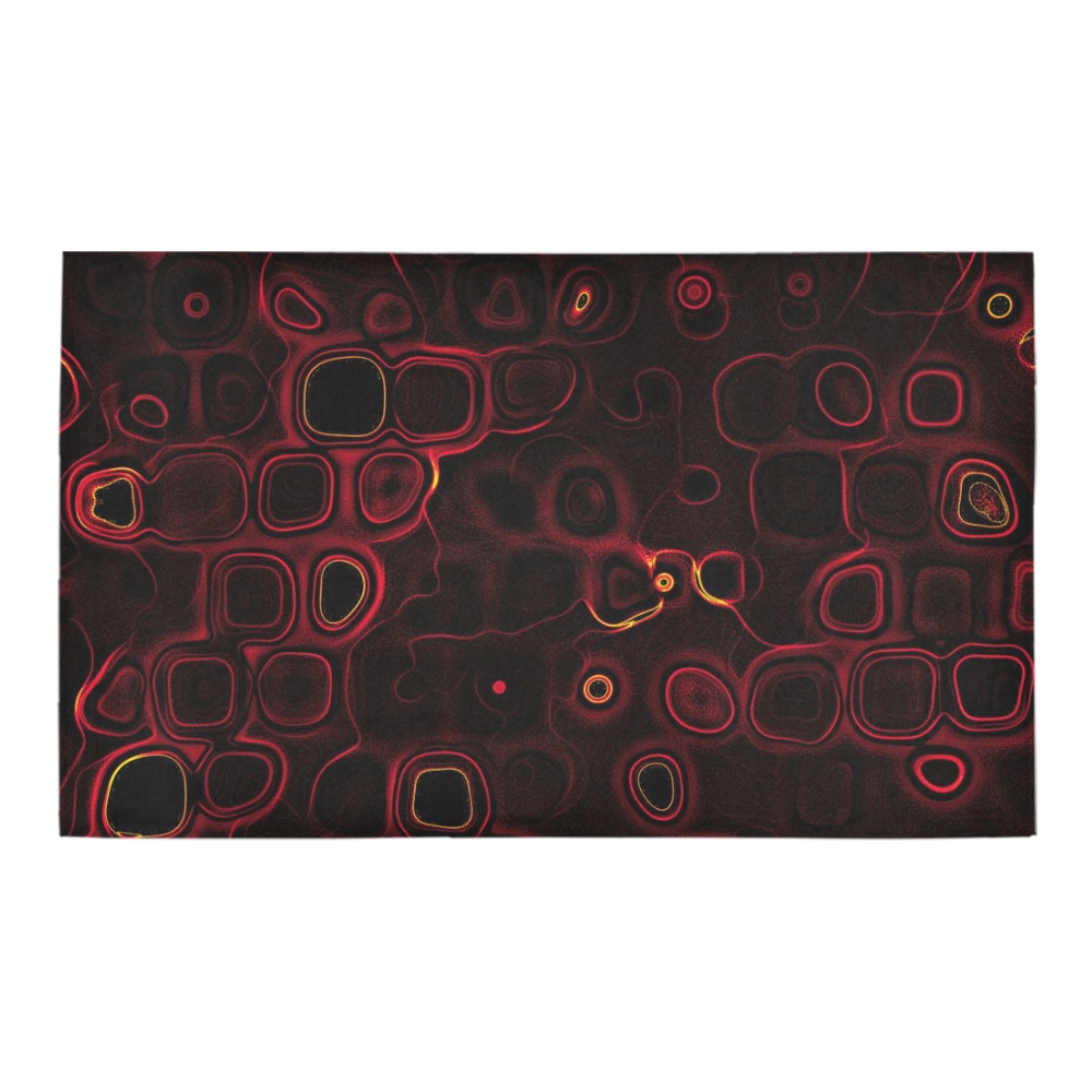 psychedelic lights 4 by JamColors Azalea Doormat 30" x 18" (Sponge Material)