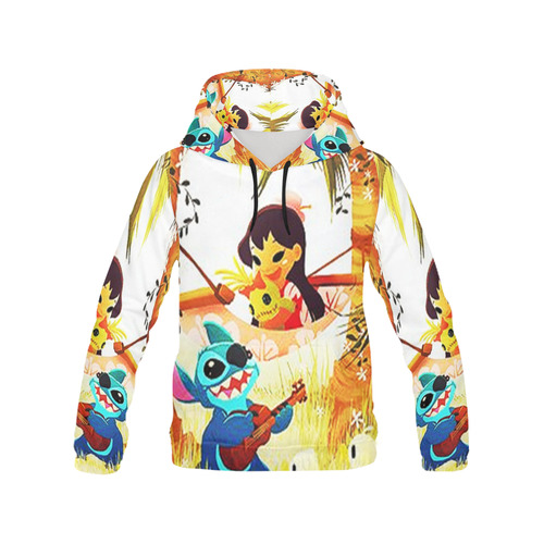musical stitch All Over Print Hoodie for Men (USA Size) (Model H13)