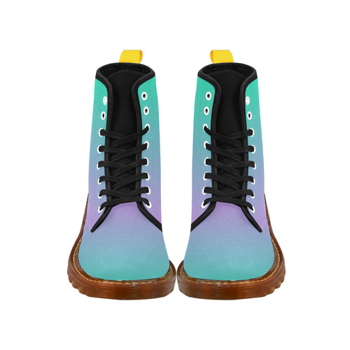 Pink , blue , turquoise Ombre Martin Boots For Women Model 1203H