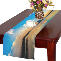 Sunset Light 2 - Table Runner Table Runner 14x72 inch