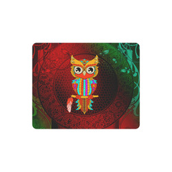 Cute owl, mandala design Rectangle Mousepad