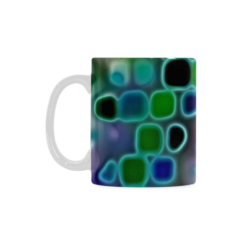 psychedelic lights 1 by JamColors White Mug(11OZ)