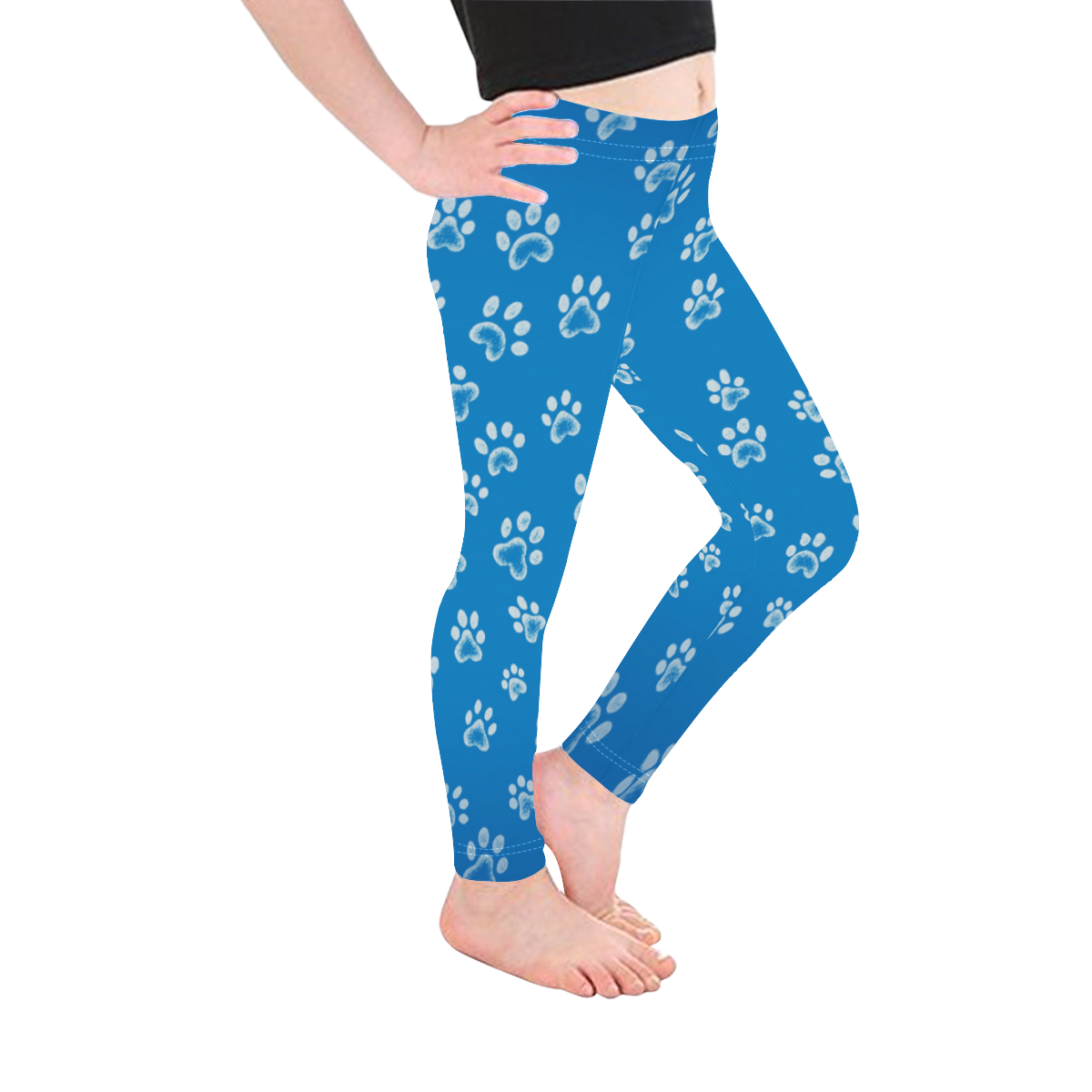 dog-paws Kid's Ankle Length Leggings (Model L06)