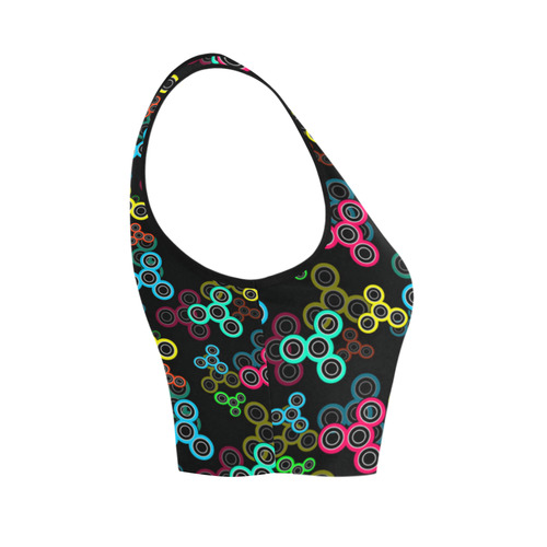 Spinner 2 Women's Crop Top (Model T42)