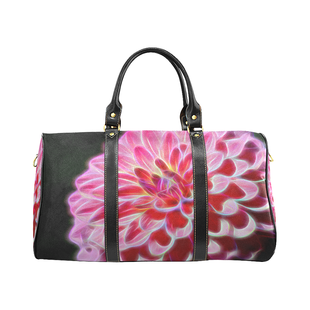 Pink Chrysanthemum Topaz New Waterproof Travel Bag/Small (Model 1639)